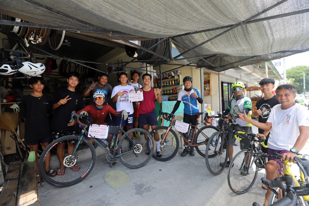 World Press Freedom Day 200 kilometer epic bike&nbsp;ride
