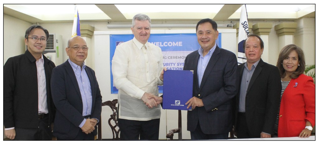 SSS, ECC, Irish envoy sign pact for social security coverage of Filipino embassy&nbsp;employees