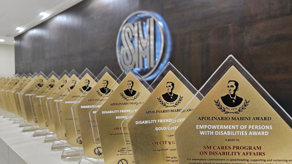 SM HONORED FOR EFFORTS IN EMPOWERING PWDS AT THIS YEAR’S APOLINARIO MABINI&nbsp;AWARDS