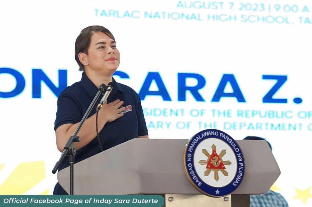 VP Duterte appeals for support of National Brigada Eskwela 2023