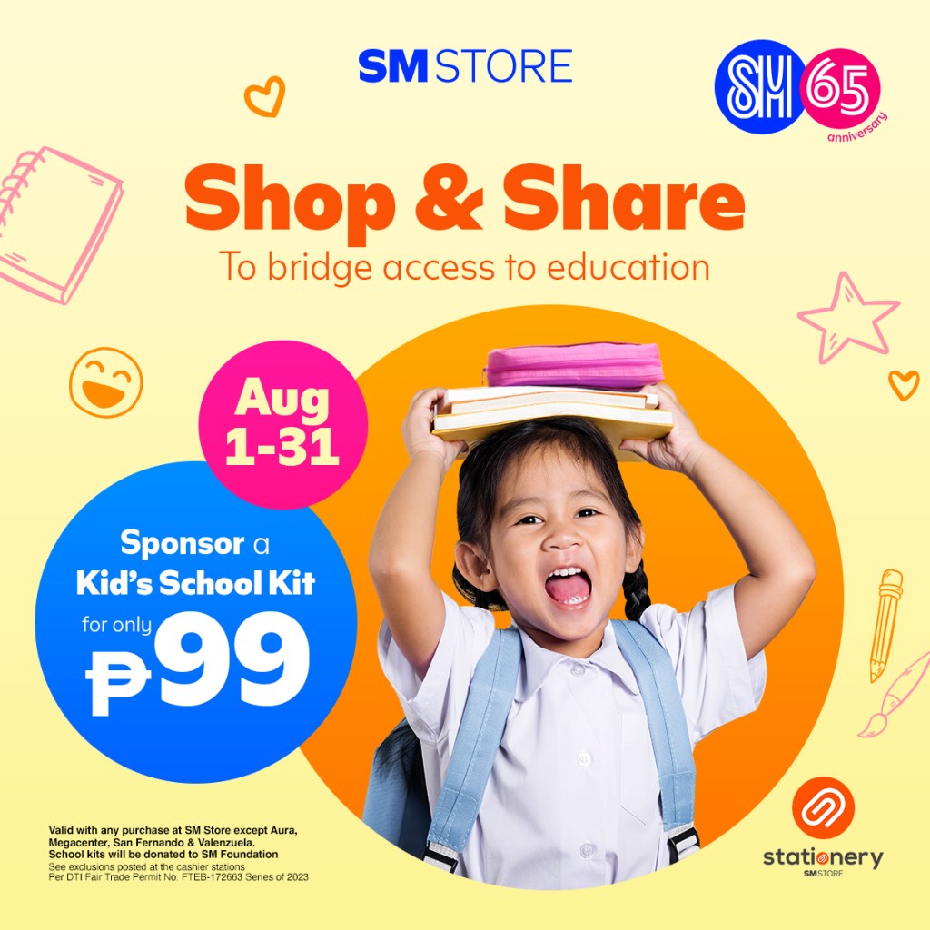 SM Store Launches “Shop & Share to Bridge Access to&nbsp;Education”