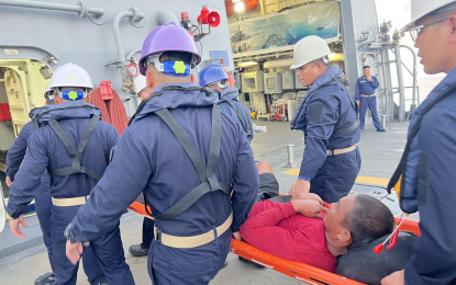 PH Navy frigate crew rescues fisherman in WPS&nbsp;mishap