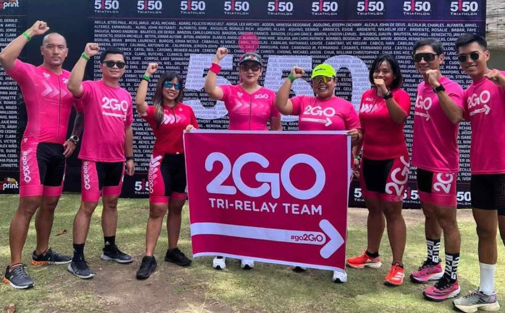 2GO team at the recent 5150 Triathlon&nbsp;Dapitan