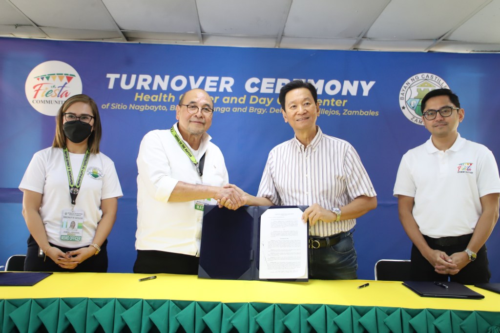 Fiesta Communities Inc., nagdonate ng health at daycare centers sa&nbsp;Castillejos