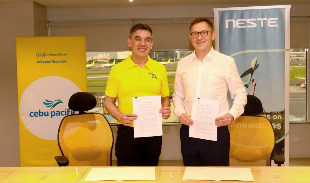 Cebu Pacific and Neste Sign MoU for SAF Supply 