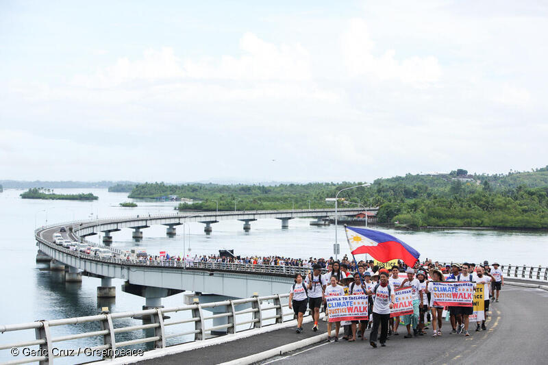 Climate justice walk
