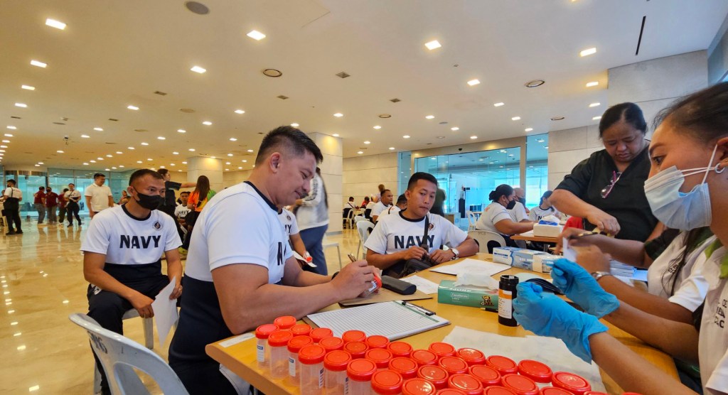 Health caravan for Fleet personnel held at NOB&nbsp;Subic