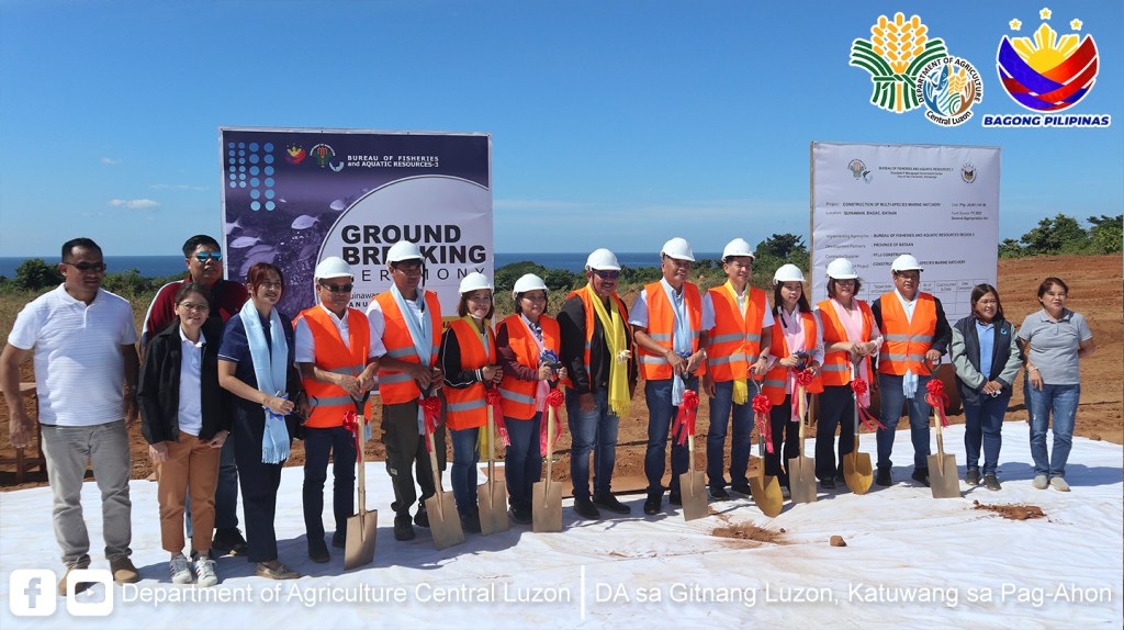 Php30M multi-purpose marine hatchery groundbreaking ceremony  