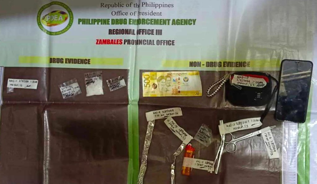 Subic drug den raided, nets 3 suspects, 95K worth of&nbsp;shabu