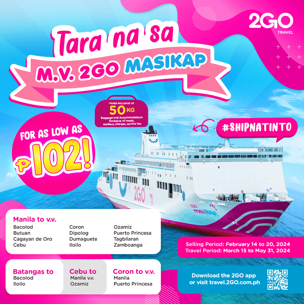 MV 2GO Masikap Sea&nbsp;Sale