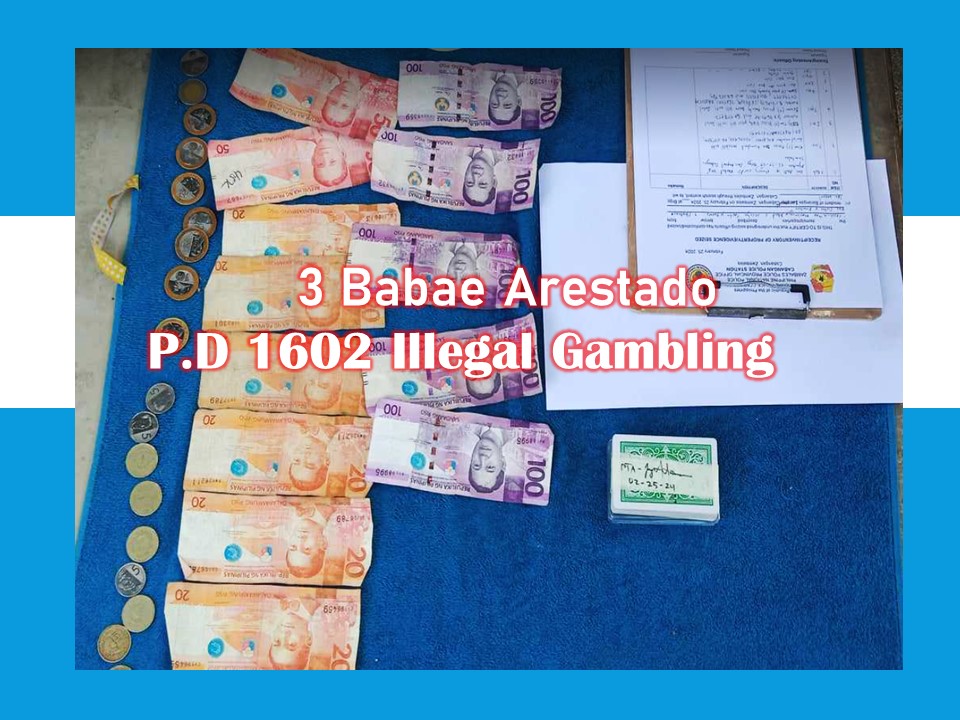 3 bebot naaktuhang nagsusugal,&nbsp;kalaboso