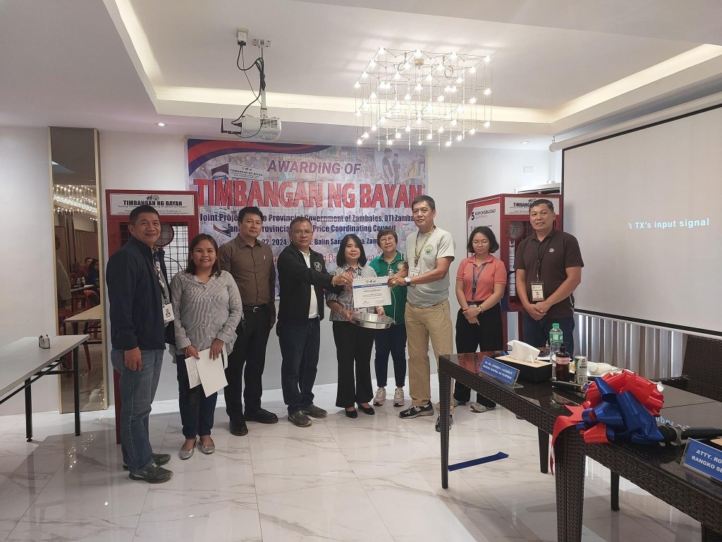 DTI distributes 24 ‘Timbangan ng Bayan’ in public markets in&nbsp;Zambales