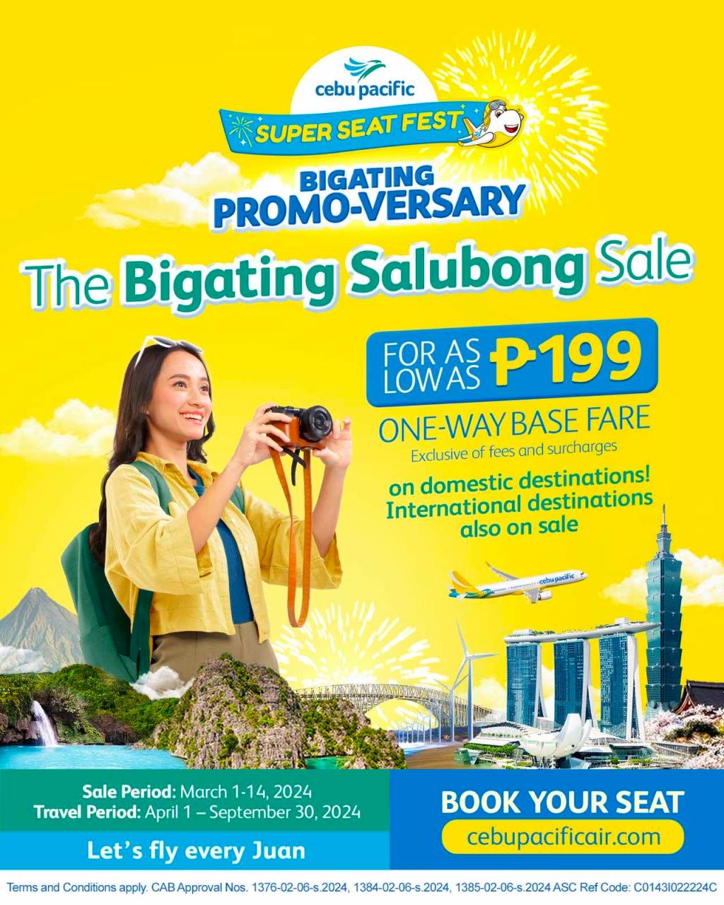 Cebu Pacific Celebrates 28 th Anniversary with Seat&nbsp;Sales