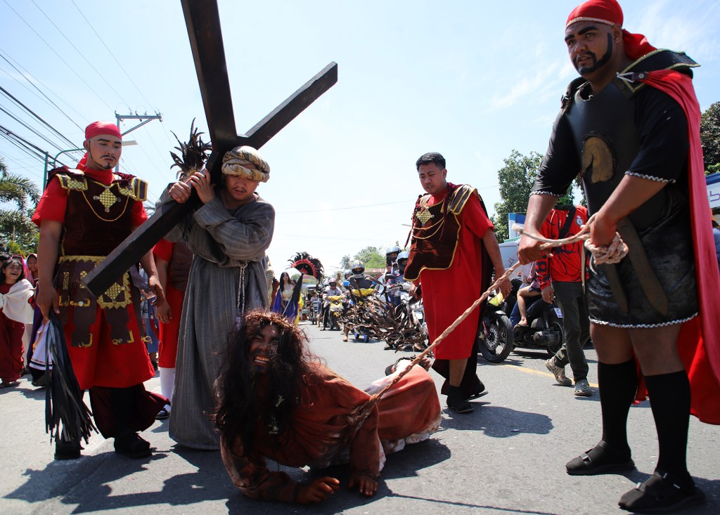 Christ passion in the&nbsp;streets