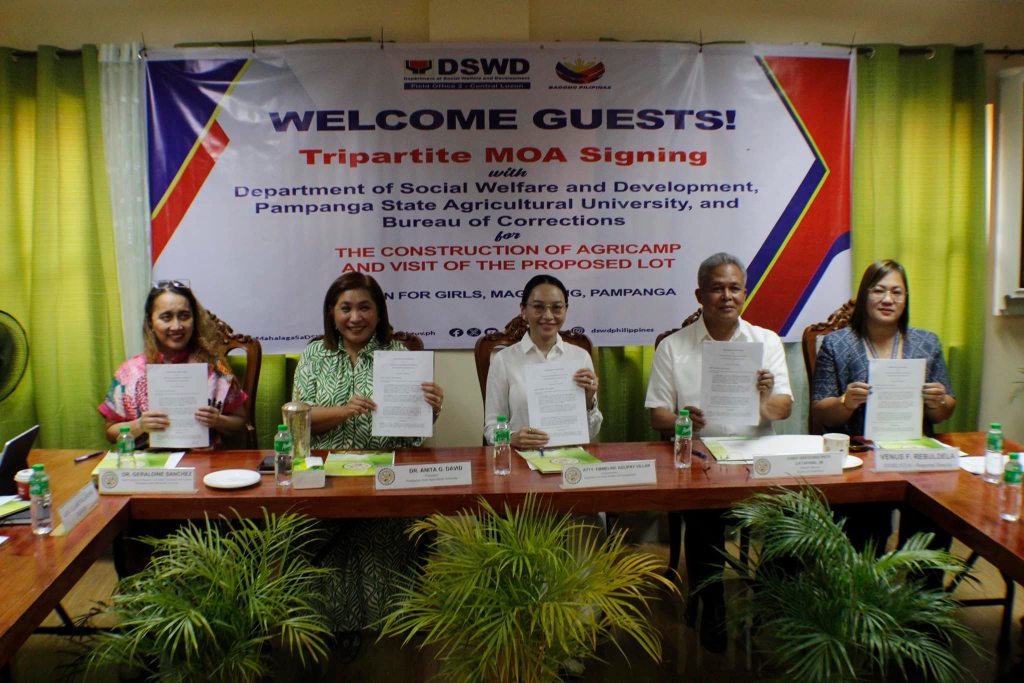 DSWD, partners to establish PH’s first agricamp for CICL in&nbsp;Pampanga
