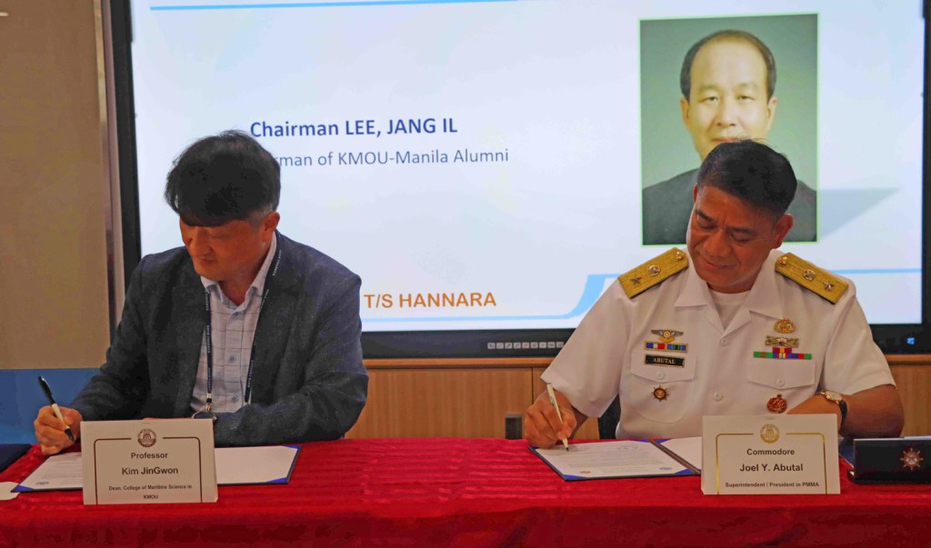 PMMA inks MOU with Korea Maritime, Ocean&nbsp;University