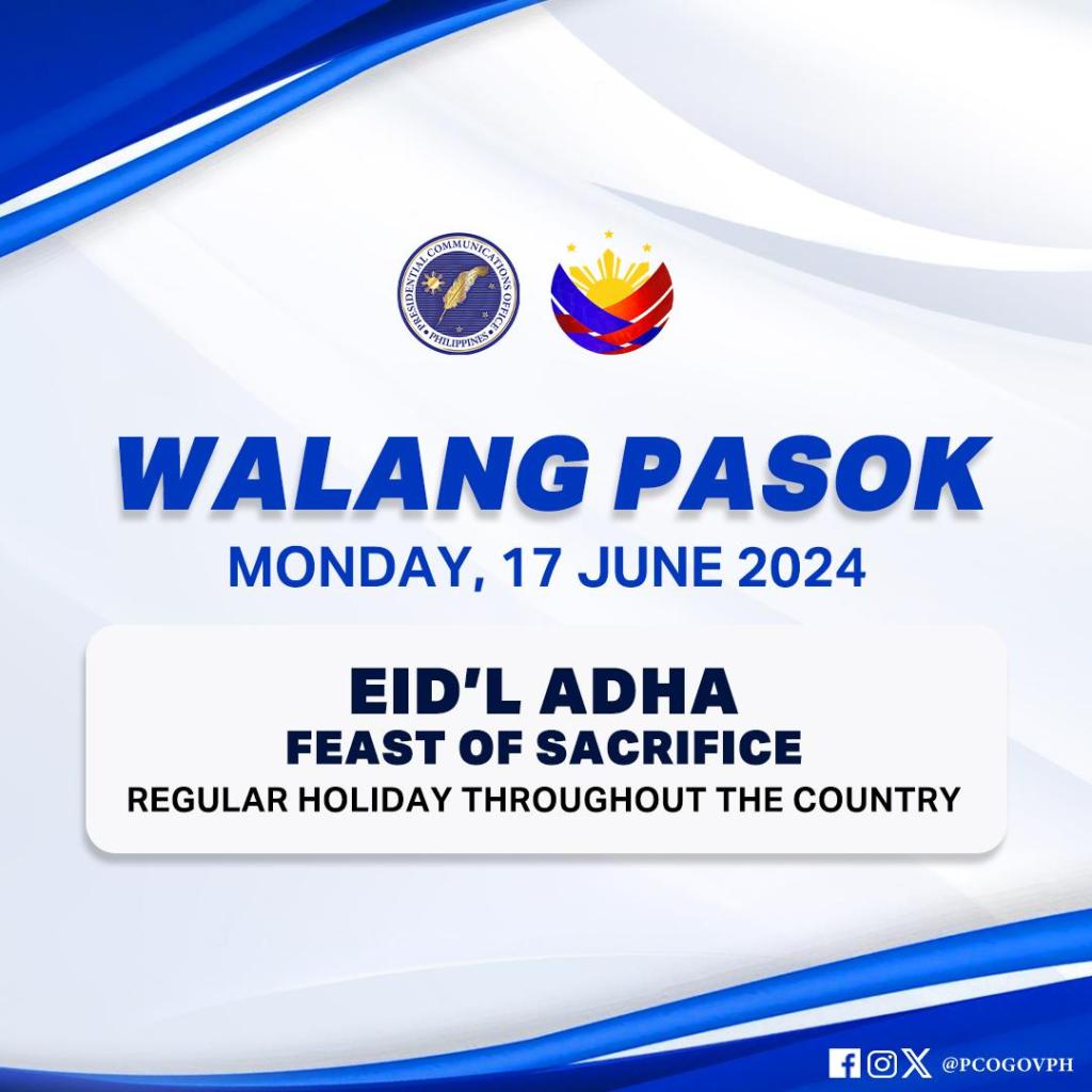 PBBM declares June 17 a regular holiday to observe Eid’l&nbsp;Adha