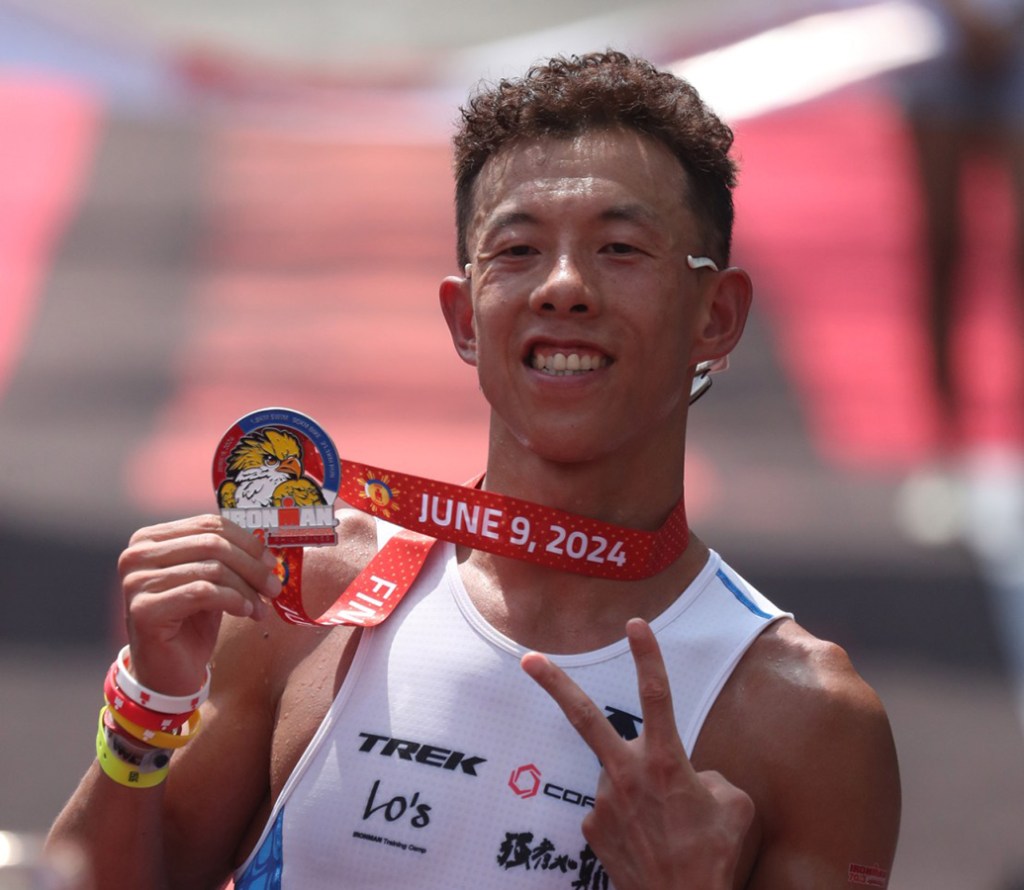 PENG CHENG LI OF CHINA AND LEYANN RAMO OF THE PHILIPPINES SEAL IRONMAN 70.3 SUBIC BAY&nbsp;GLORY