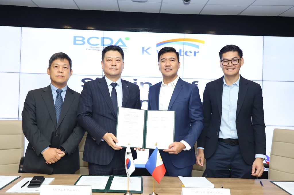 BCDA signs two MOUs with K-Water for New Clark City and Camp John Hay 
