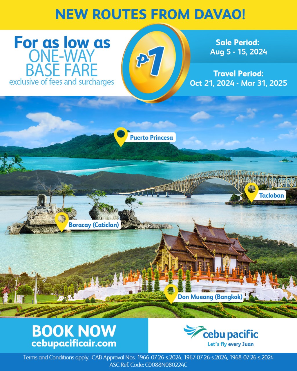 Cebu Pacific Restores International Flights, Adds Domestic Routes from Davao 