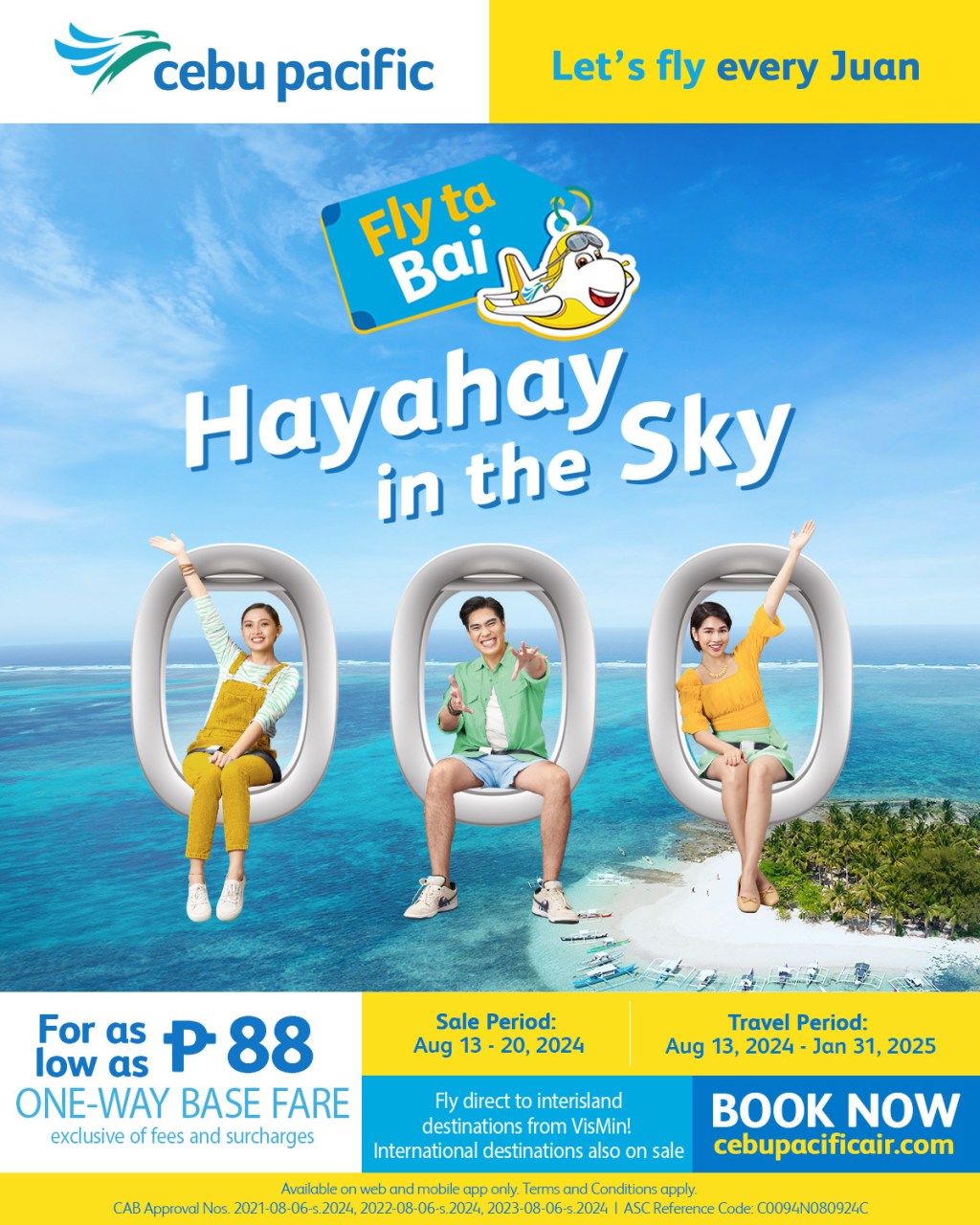 ‘Fly Ta Bai’ with Cebu Pacific’s Visayas-Mindanao Seat&nbsp;Sale