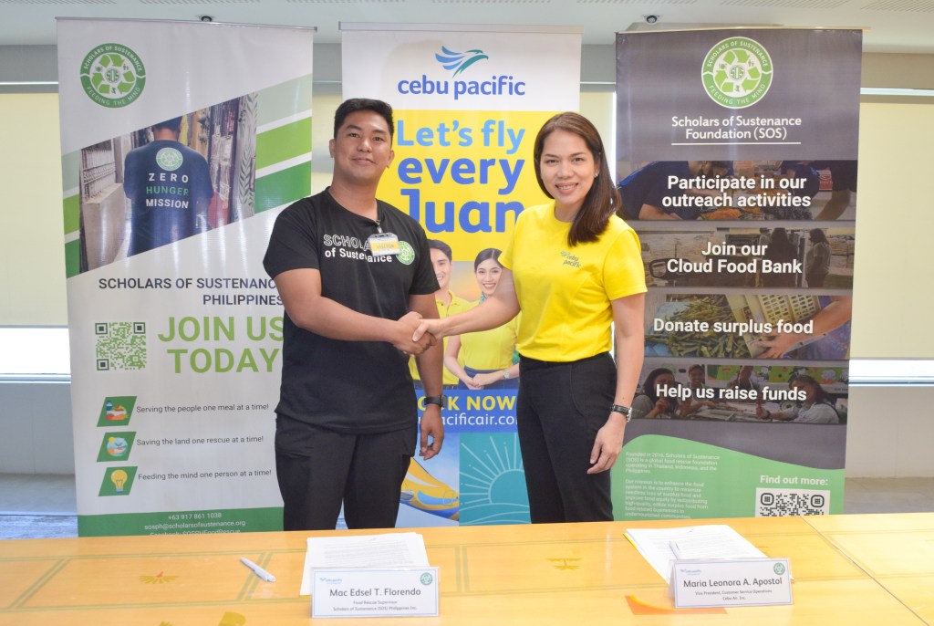 Cebu Pacific, Scholars of Sustenance Partner to Combat Food Waste 
