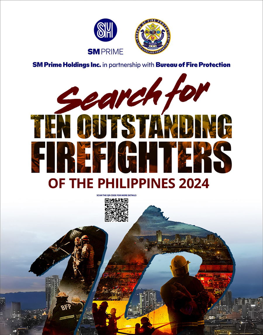 SM PRIME AND BFP SEEK TEN OUTSTANDING FIREFIGHTERS OF THE PHILIPPINES 2024