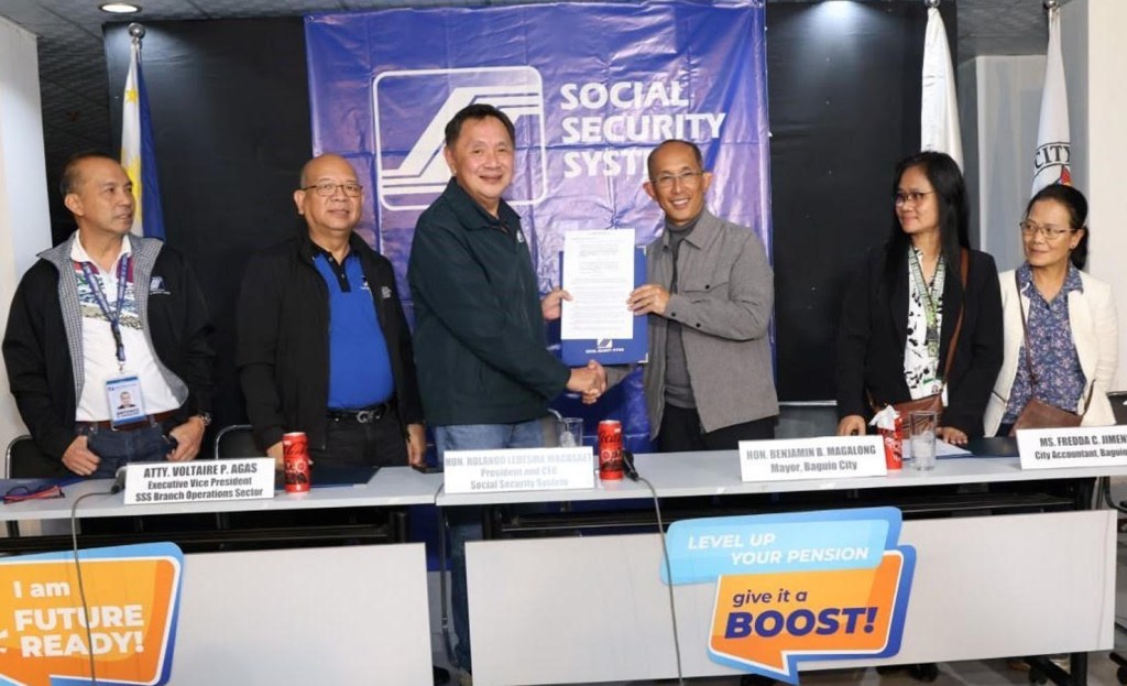 SSS inks agreement with Baguio City LGU for social security coverage of JO & COS&nbsp;workers
