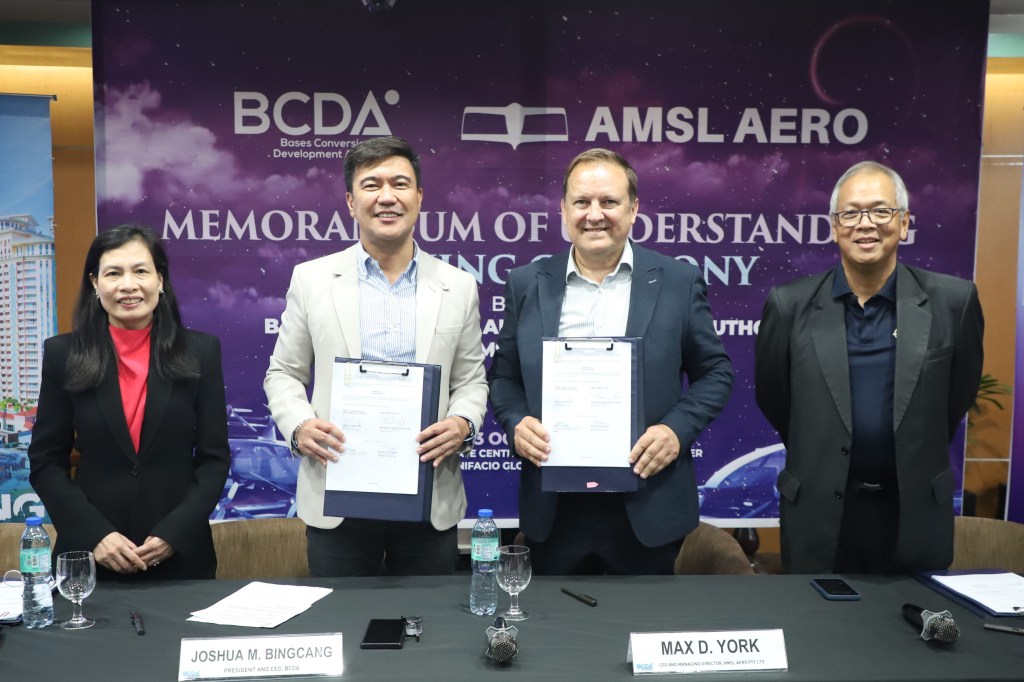 AMSL Aero signs international partnership with&nbsp;BCDA