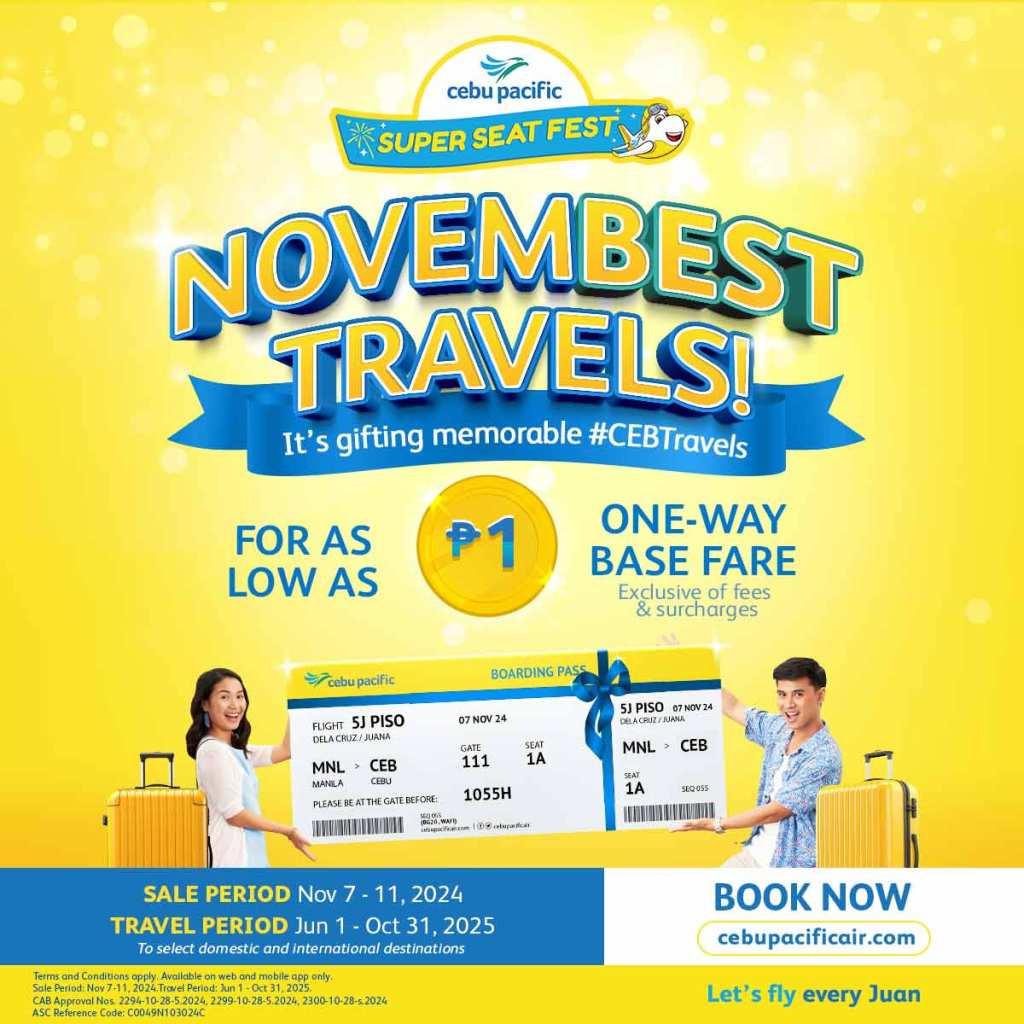 Cebu Pacific Rolls Out Another Piso Sale Ahead of&nbsp;Holidays