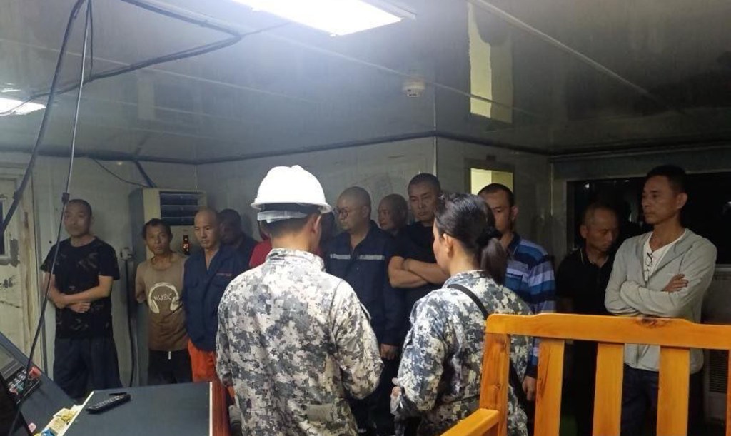 Undocumented Chinese nationals aboard dredger&nbsp;held