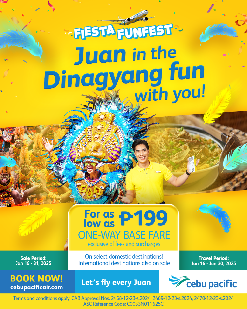 Cebu Pacific Takes Flight as Official Airline Partner of Dinagyang Festival&nbsp;2025