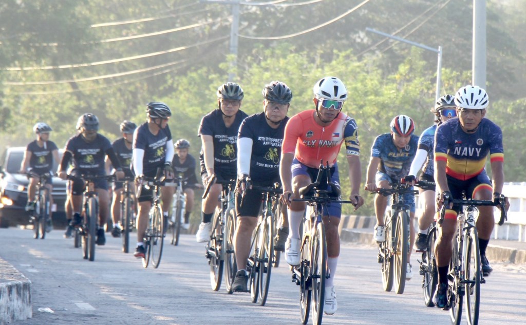 Fleet personnel pedal for wellness, teamwork during Fun Bike&nbsp;2025