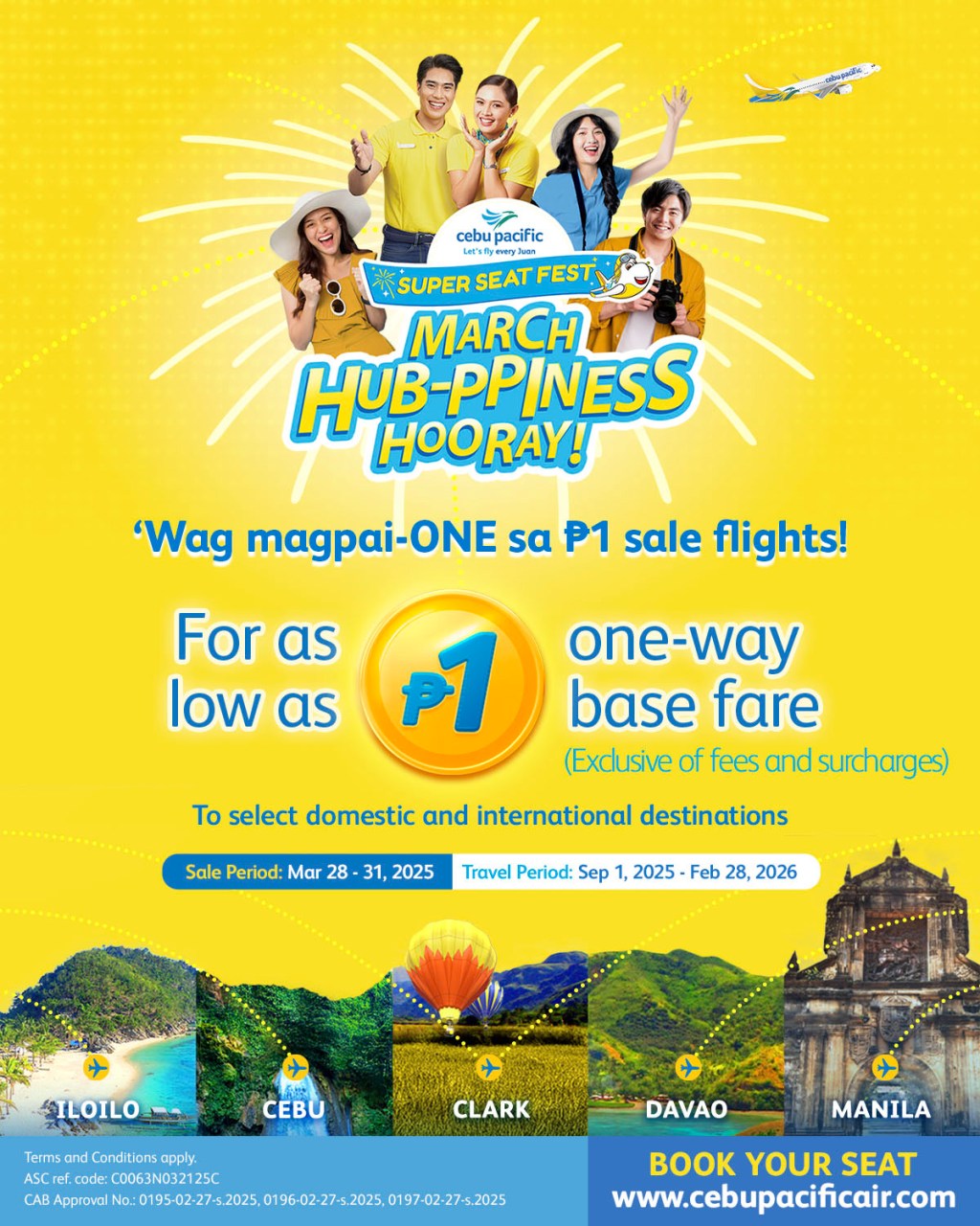 Cebu Pacific Brings Back Trademark Piso Sale for 29th&nbsp;Anniversary
