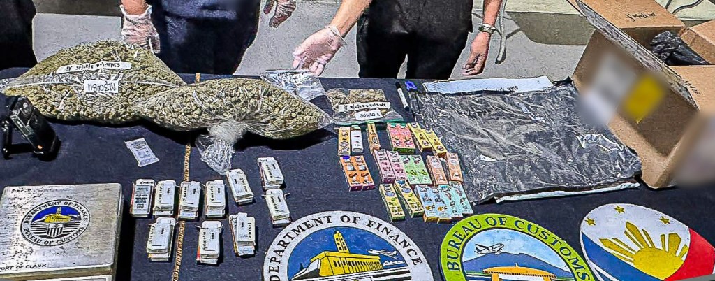 BOC Intercepts Shipment of High-Grade Marijuana Worth PhP1.663M and Cannabis-Infused Vapes