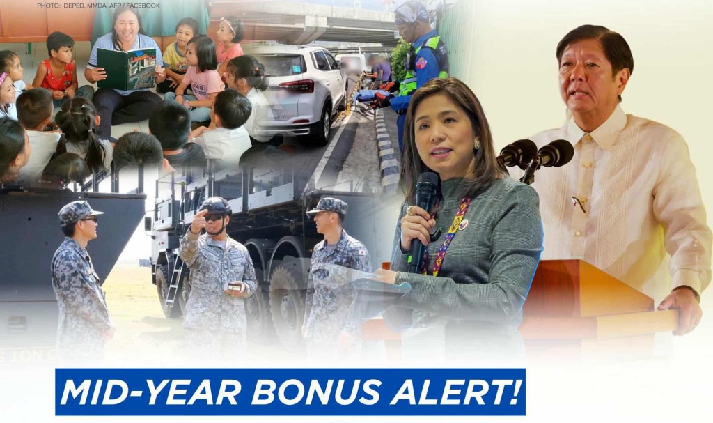 MGA KAWANI NG GOBYERNO, MAKATATANGGAP NG MID-YEAR BONUS SIMULA NGAYONG MAYO&nbsp;15