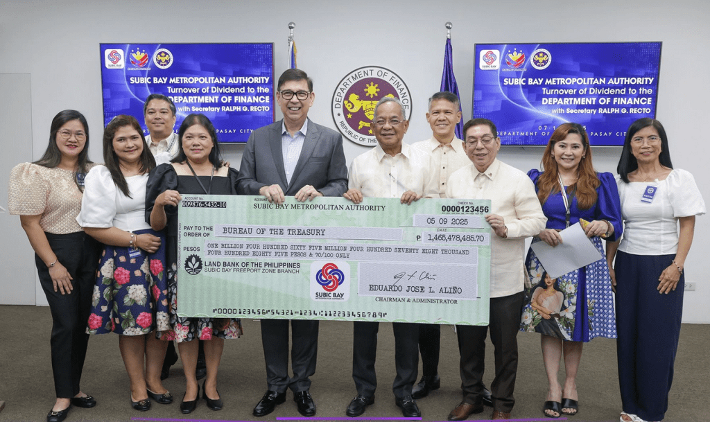 SBMA remits P1.47-B dividend to national gov’t