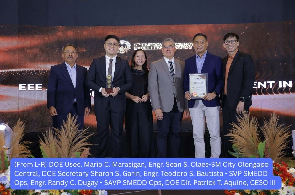 DOE CITES SM CITY OLONGAPO CENTRAL FOR ENERGY EFFICIENCY