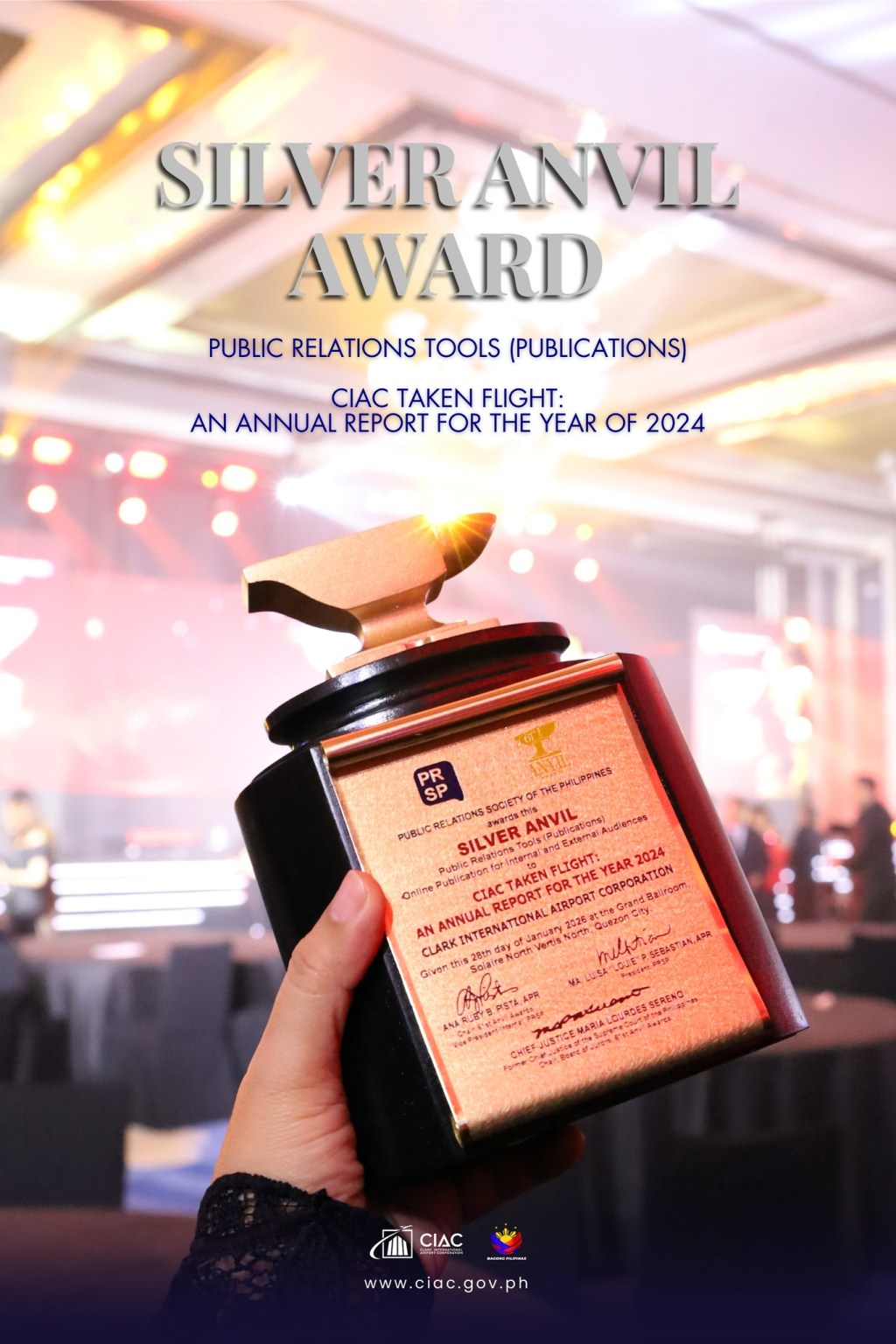 CIAC wins Anvil Award for Annual&nbsp;Report