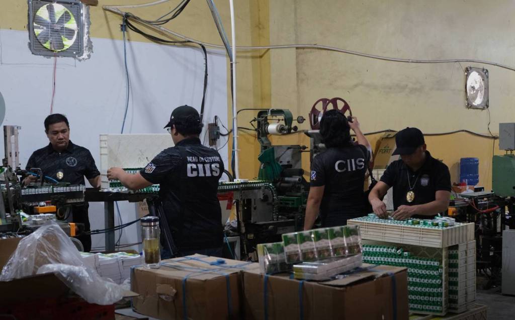 BOC shuts down illegal cigarette factory in&nbsp;Pampanga