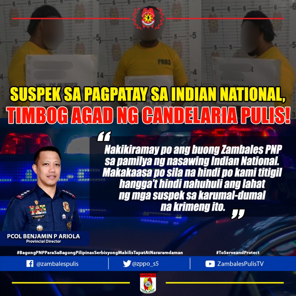 INDIANONG SUSPEK SA PAGPATAY SA KAPWA INDIAN NATIONAL,&nbsp;ARESTADO