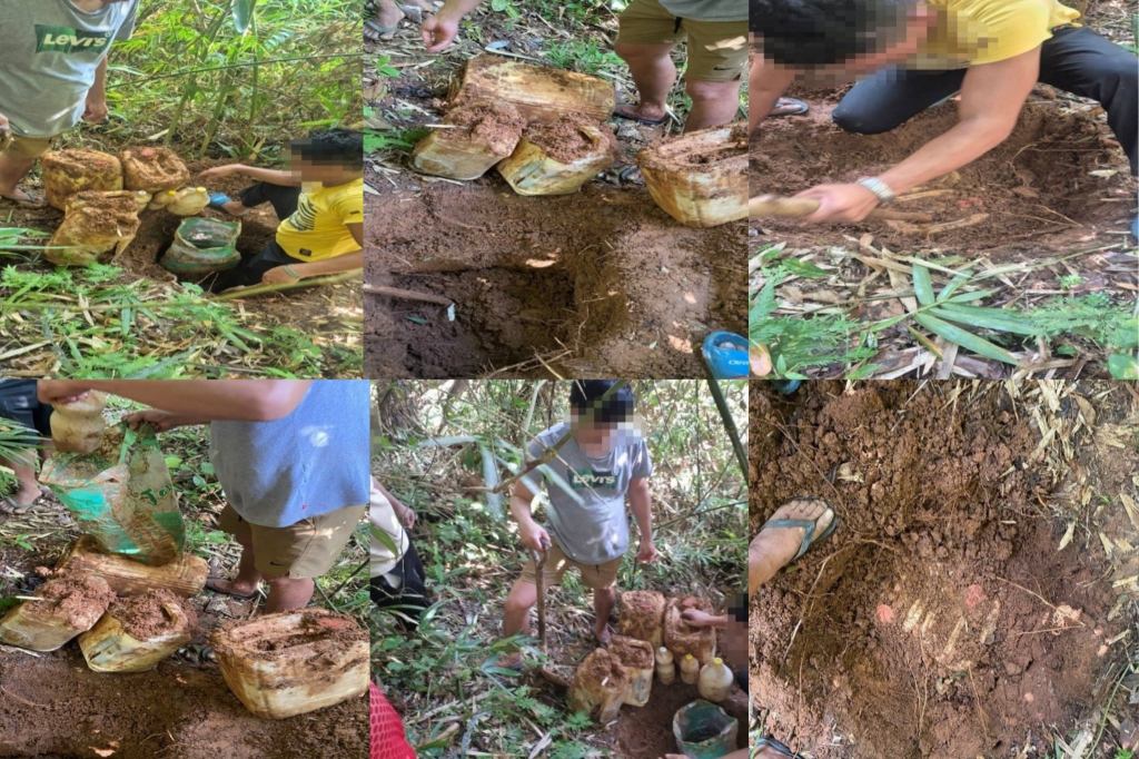 91st Infantry Battalion Recovers Alleged Food Cache in Maria Aurora Security&nbsp;Operation