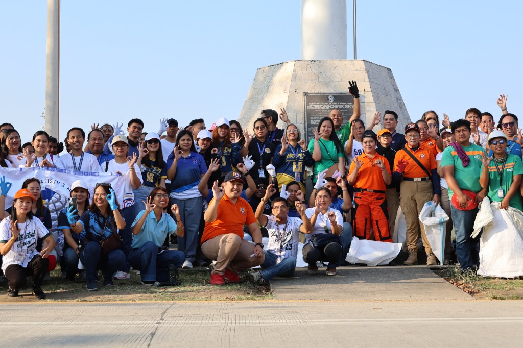 222 Volunteers Join Monthly Clean-Up Drive in Subic Bay Freeport Zone