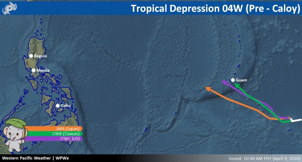 Potential Typhoon Being Monitored as Storm Moves Across Western Pacific