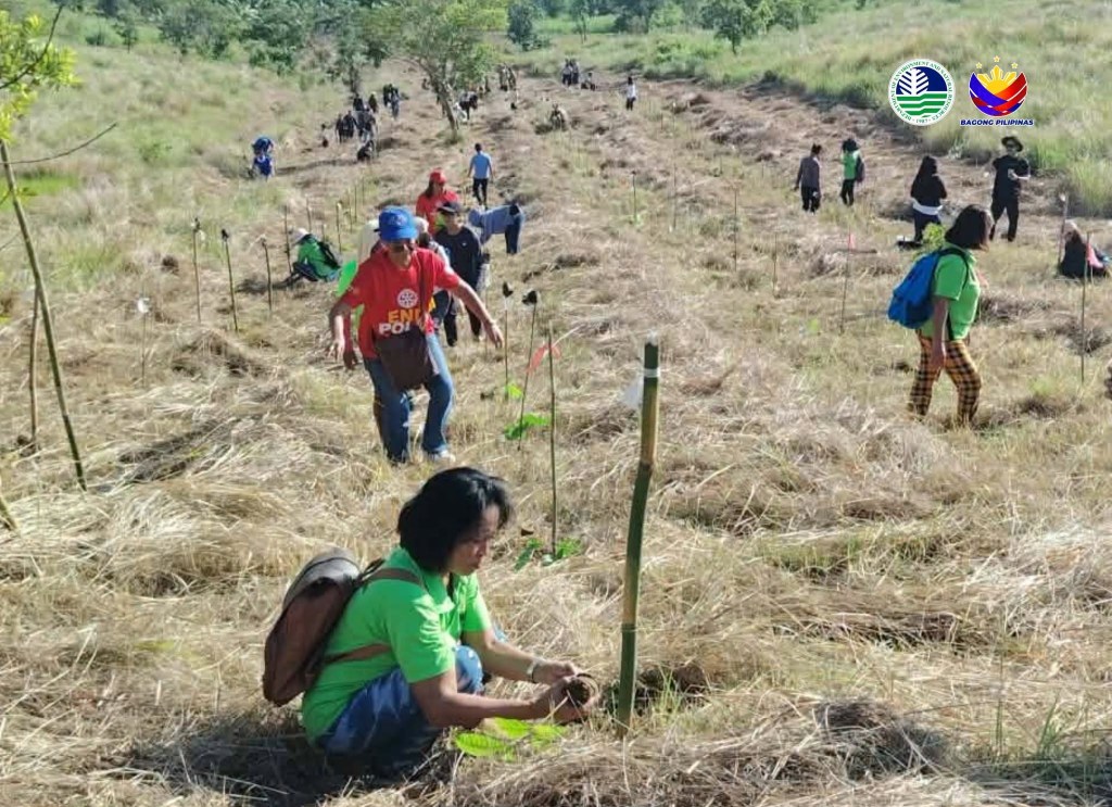 DENR, partners plant 200 native trees in Subic reforestation&nbsp;site
