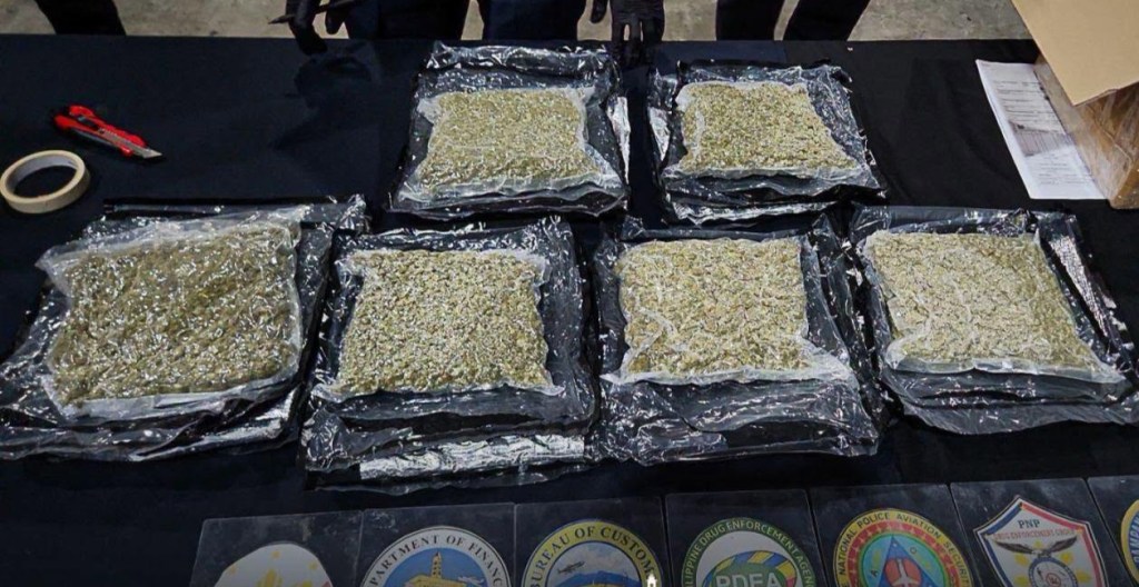 BOC, Clark task force intercept ₱10.15 million worth of marijuana resin,&nbsp;kush