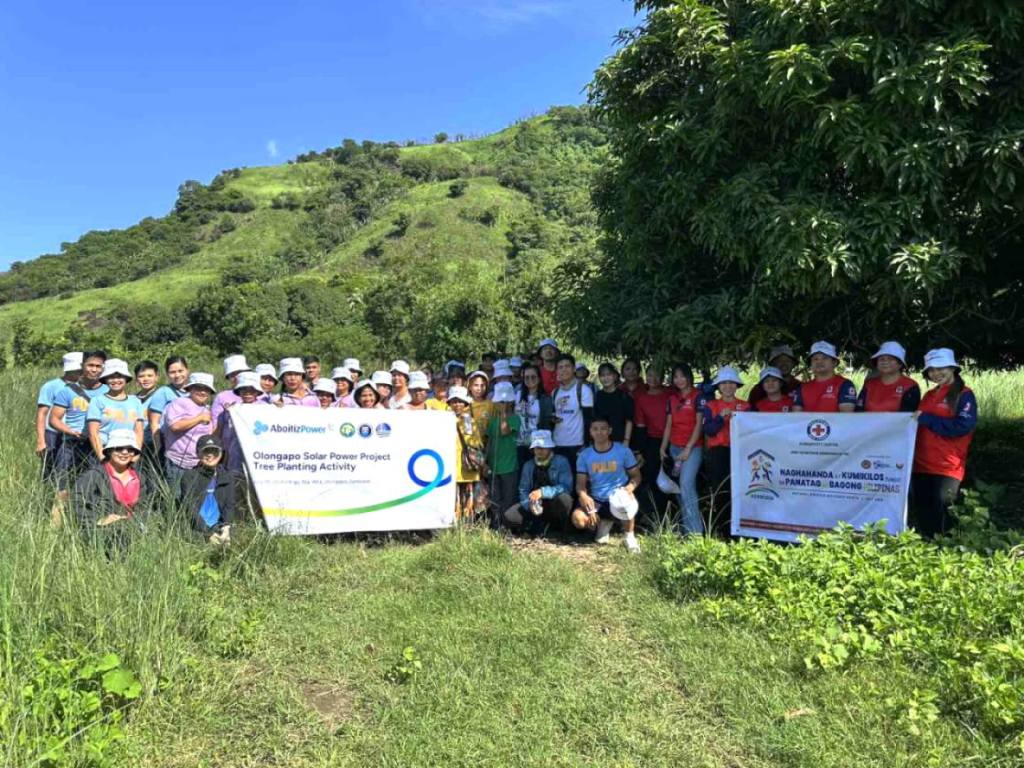 Aboitiz Renewables and Olongapo Solar Power Plant plant 2,000 native trees in Brgy. Sta&nbsp;Rita