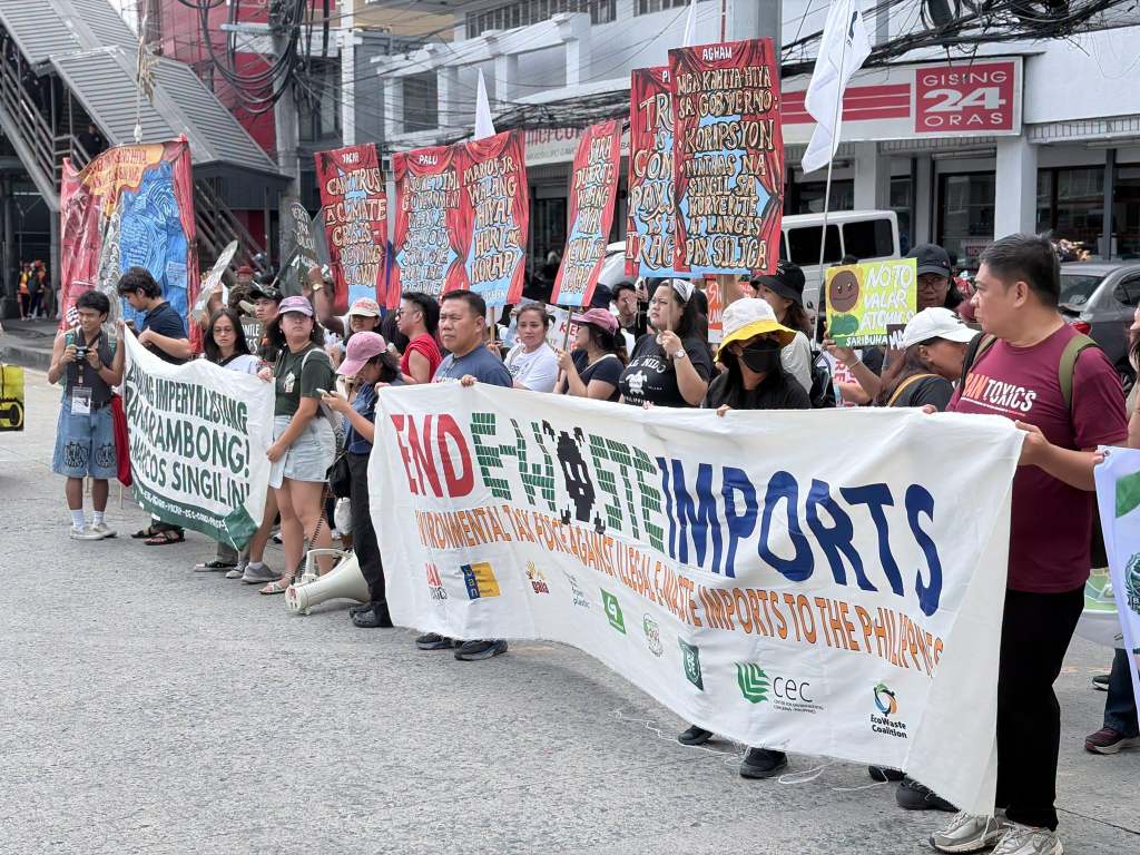 Environmental coalition joins SONA protest, renews call to stop illegal e-waste imports