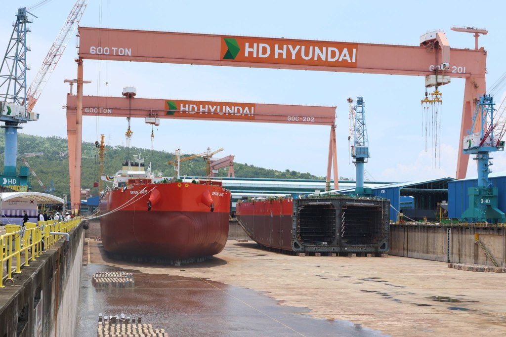 Orion Jade, Unang Barkong Natapos ng HD Hyundai Philippines, Inilunsad sa Dating Hanjin Shipyard sa&nbsp;Subic