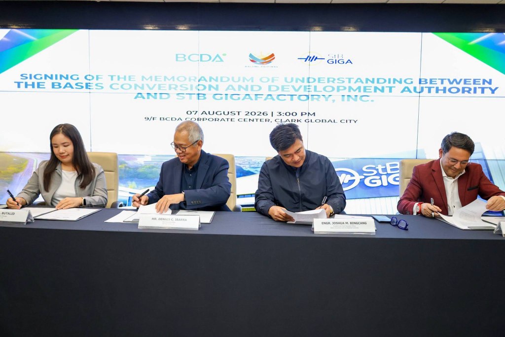 BCDA, StB GigaFactory Sign MOU on Renewable Energy, E-Mobility&nbsp;Projects